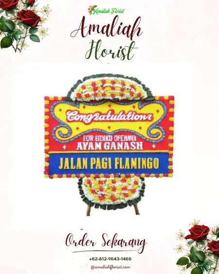 Sewa Papan Bunga Sedarat